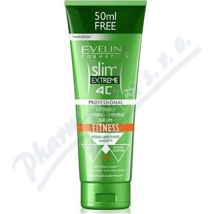 EVELINE SLIM 4D Fitness Intensives Schlankheits- und Straffheitsserum 250ml 1×250 ml, Serum