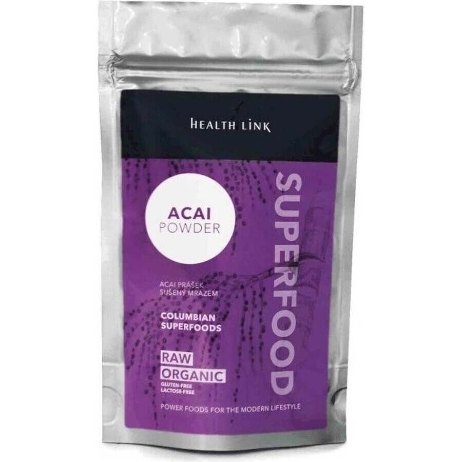 Health link BIO Acai powder 1×80g, natural flavor