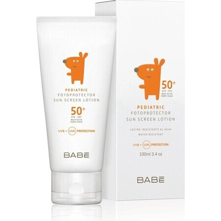 BABE DETS.OP.MILK SPF50+ 100ML CEUMED 1×100 ml, (Pediatric sunscreen lotion)