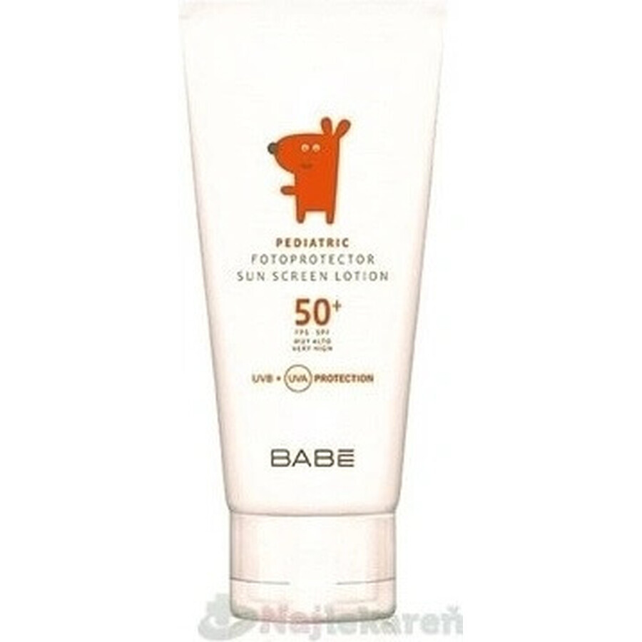 BABE DETS.OP.MILK SPF50+ 100ML CEUMED 1×100 ml, (Pediatric sunscreen lotion)