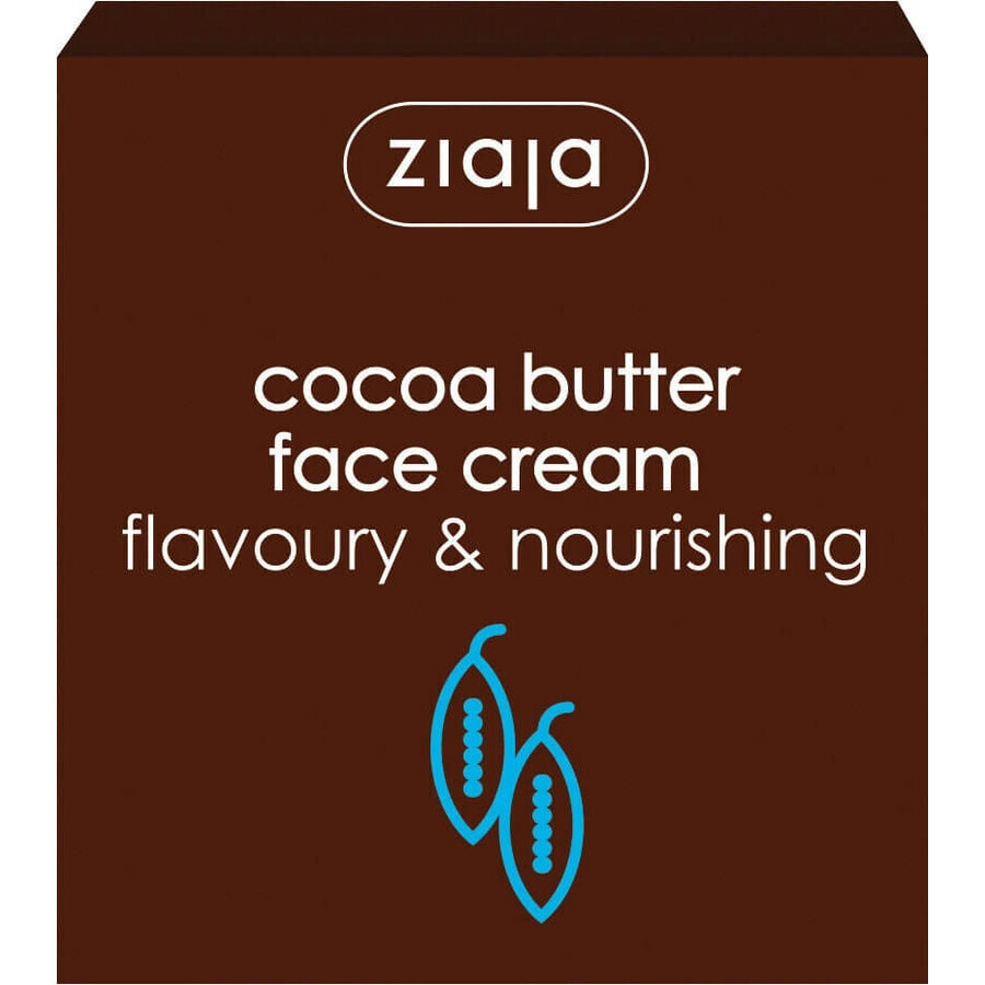 Ziaja - nourishing skin cream with cocoa butter 1×50 ml, skin cream