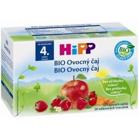 HiPP Organic Fruit Tea 20×2 g, té de frutas