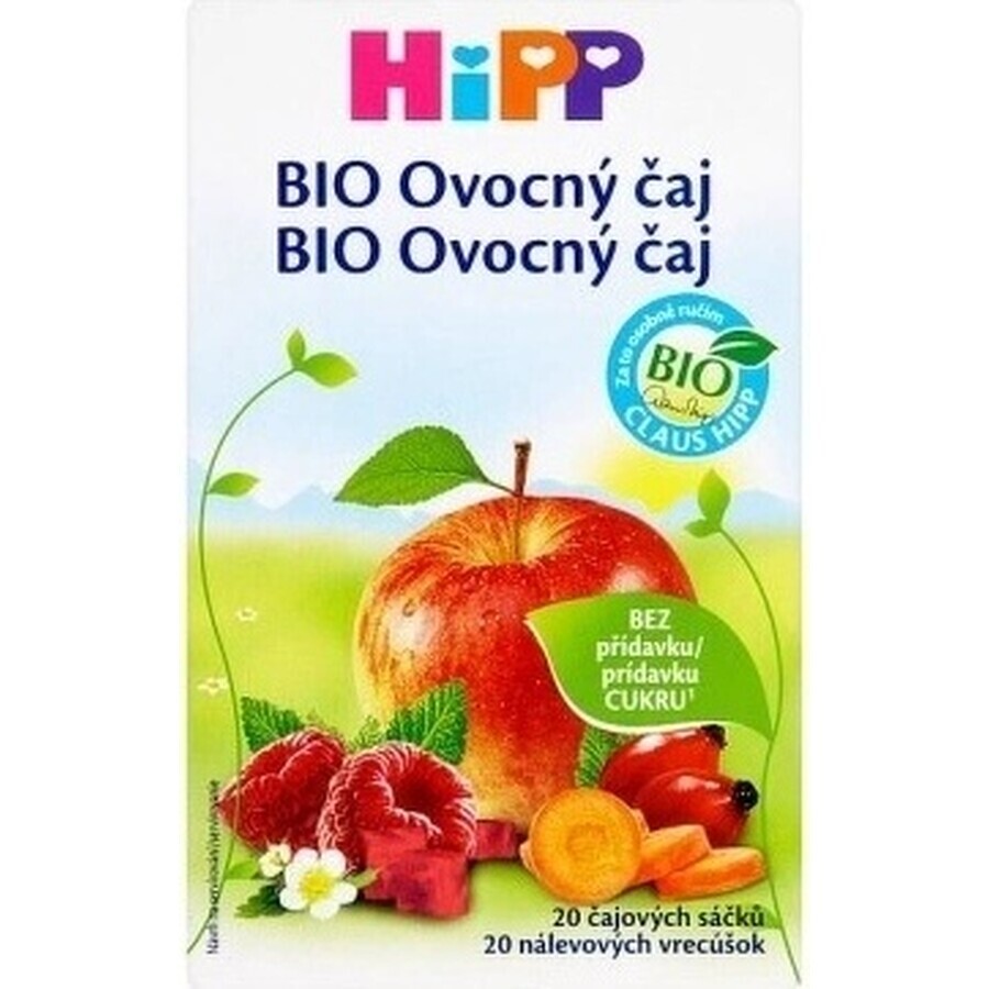 HiPP Organic Fruit Tea 20×2 g, té de frutas