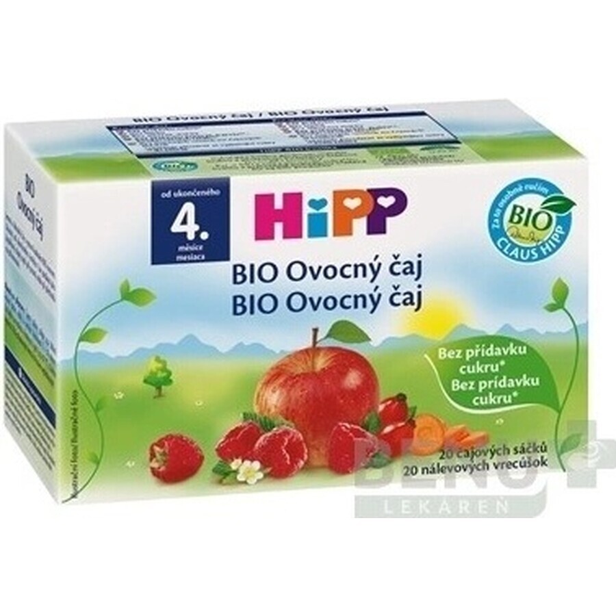 HiPP Organic Fruit Tea 20×2 g, té de frutas