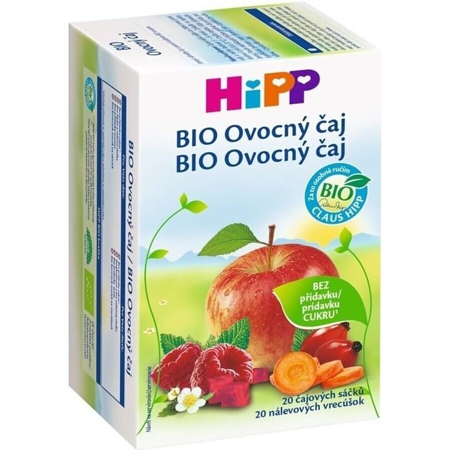 HiPP Organic Fruit Tea 20×2 g, té de frutas