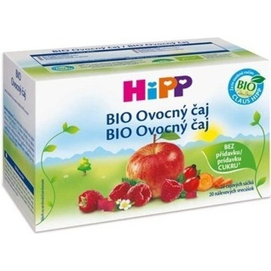 HiPP Organic Fruit Tea 20×2 g, té de frutas