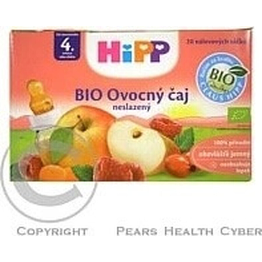 HiPP Organic Fruit Tea 20×2 g, té de frutas