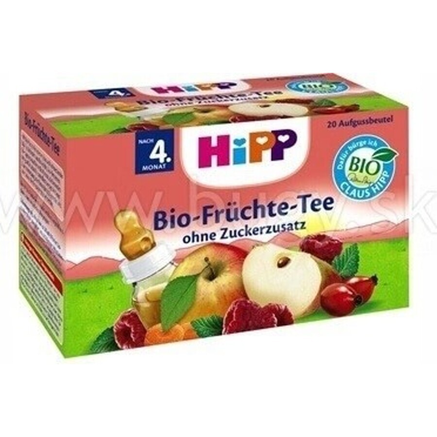 HiPP Organic Fruit Tea 20×2 g, té de frutas