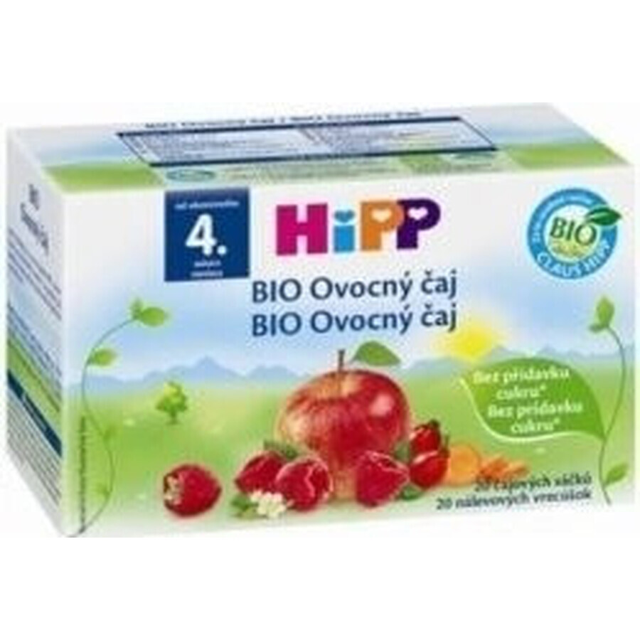 HiPP Organic Fruit Tea 20×2 g, té de frutas