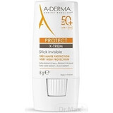 A-DERMA PROTECT X-TREM STICK 50+ transparent stick 1x8 g