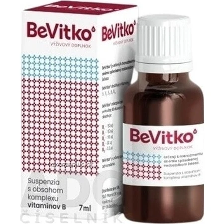 BeVitko 1x7ml, zawiesina zawierająca kompleks witaminy B: ceny i cechy