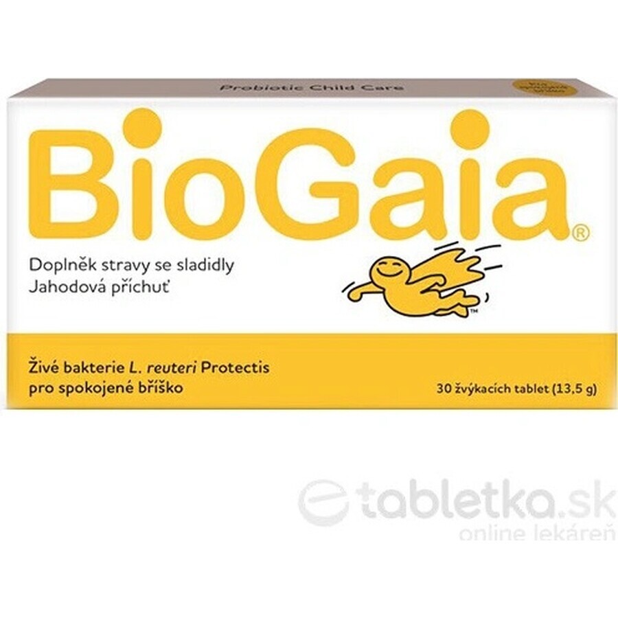 BioGaia ProTectis 1×10 Stück, Kautabletten - Erdbeergeschmack