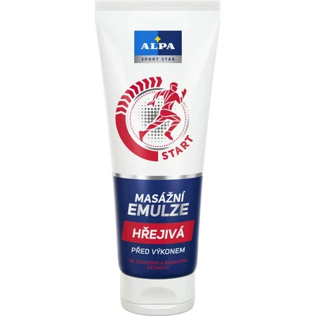 ALPA SportStar EMULSION HEATING MASSAGE 1×210 ml, start - voor het sporten