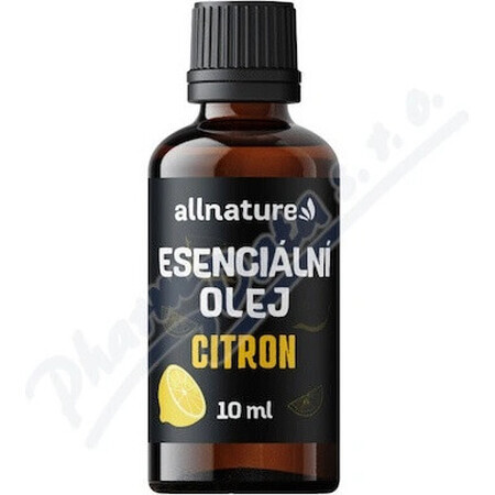 Allnature Ulei esențial de lămâie 1×10 ml, ulei esențial