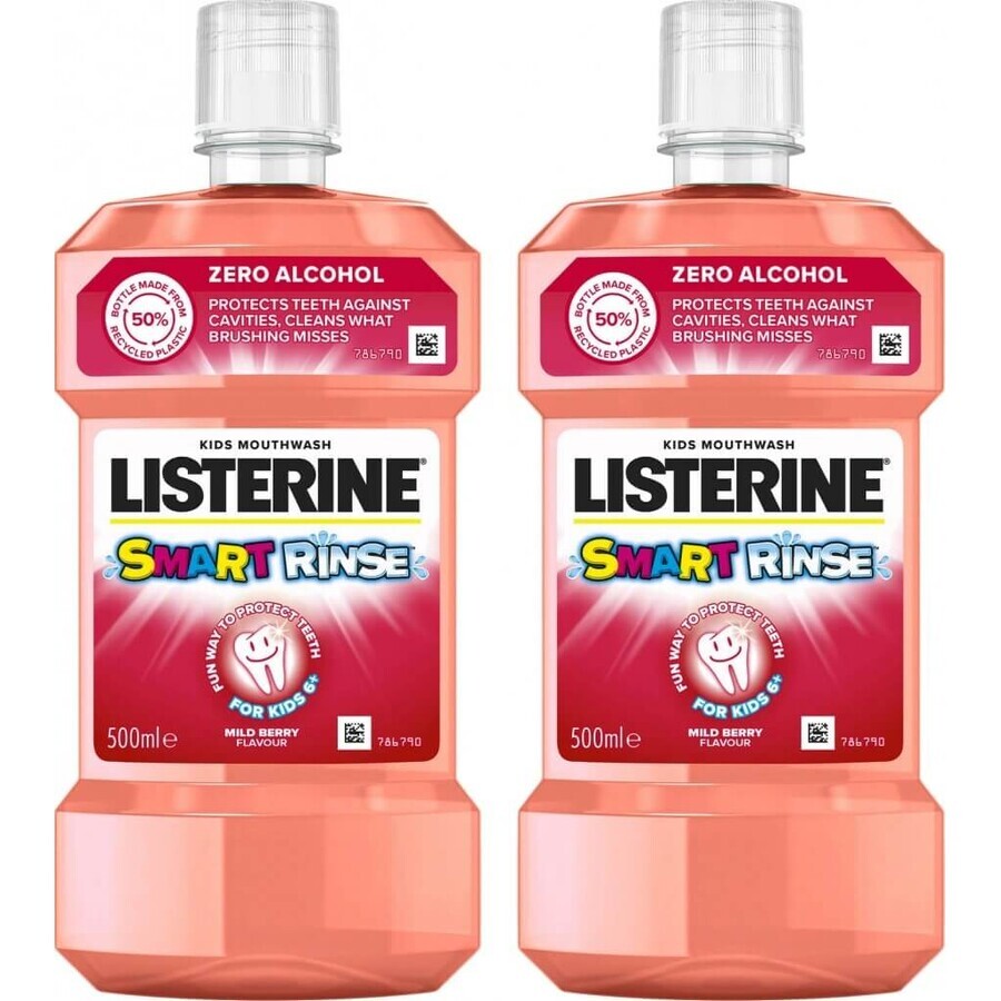 LISTERINE® SMART RINSE™ Bacău Mundspülung 1×500 ml, Mundwasser