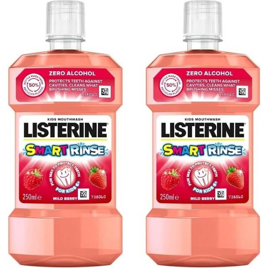 LISTERINE® SMART RINSE™ Bacău Mundspülung 1×500 ml, Mundwasser