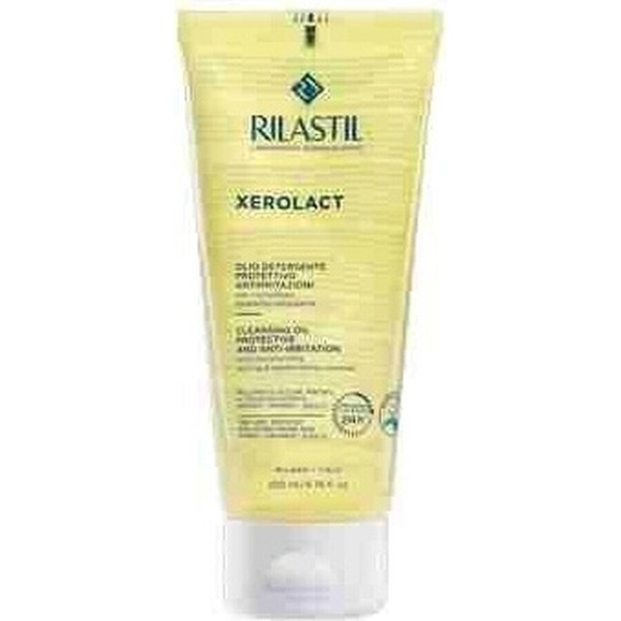 Rilastil Xerolact Huile nettoyante pour le visage et le corps 200 ml 1×200 ml 1×200 ml, huile nettoyante