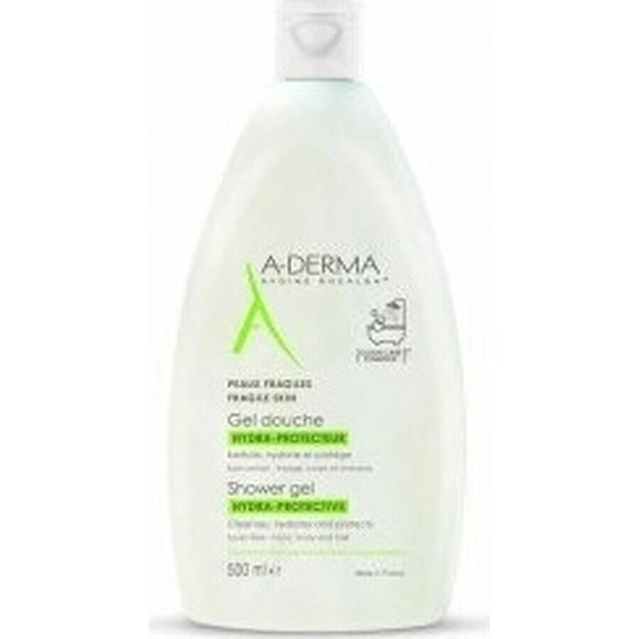 A-DERMA GEL DOUCHE HYDRA-PROTECTEUR 1×500 ml, gel de duș hidratant fără săpun