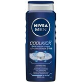 NIVEA Men Cool Kick Shower Gel 250ml 1×250 ml 1×250 ml, cooling effect