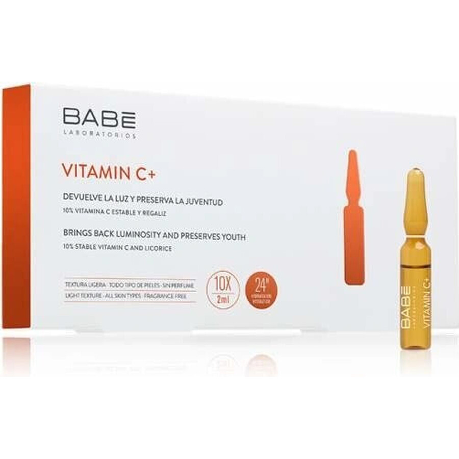 BABÉ VITAMIN C+ Lösung in 10×2 ml Ampullen