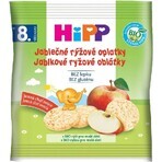 HiPP Organic rice wafers with apple 1×30 g, rice wafers with apple