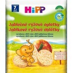 HiPP Organic rice wafers with apple 1×30 g, rice wafers with apple