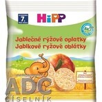 HiPP Organic rice wafers with apple 1×30 g, rice wafers with apple