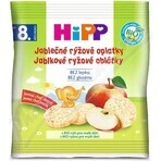 HiPP Organic rice wafers with apple 1×30 g, rice wafers with apple