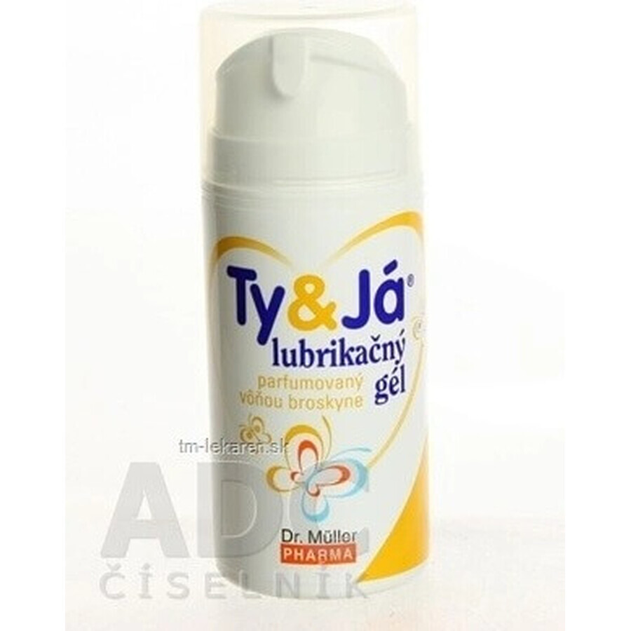 Dr. Müller TY&JÁ LUBRIFYING PERFUMED LUBRICANT GEL 1×100 ml, strawberry aroma