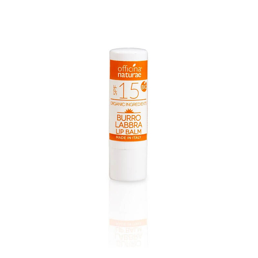 Balsam de buze Bio cu SPF 15, 5 gr, ONS011T, Officina Naturae