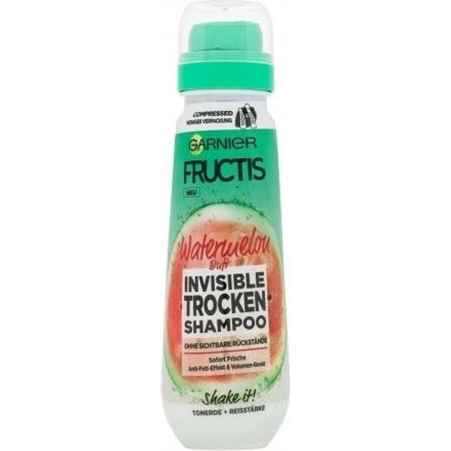 Garnier Fructis invisible shampoo secco all'anguria 1×100 ml, shampoo secco