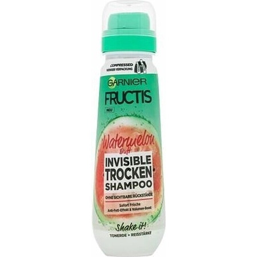 Garnier Fructis invisible shampoo secco all'anguria 1×100 ml, shampoo secco