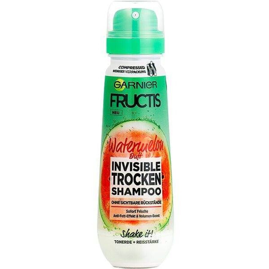 Garnier Fructis invisible shampoo secco all'anguria 1×100 ml, shampoo secco