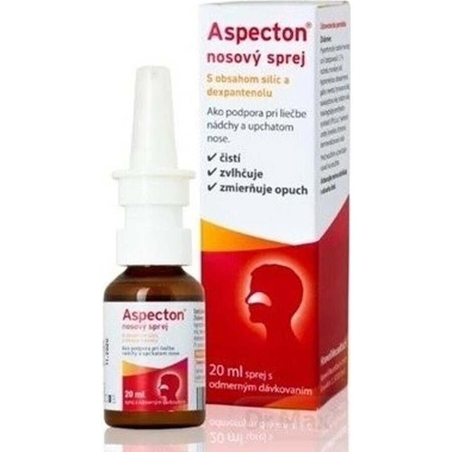 Aspecton nasal spray 1×20 ml, spray