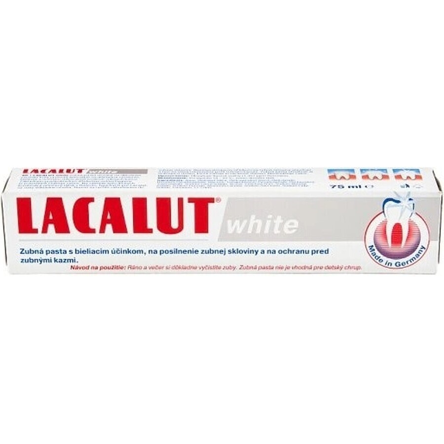 LACALUT WHITE TOOTH PASTE 1×75 ml, Paste