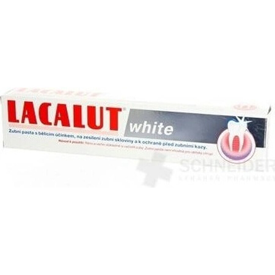 LACALUT WHITE TOOTH PASTE 1×75 ml, Paste