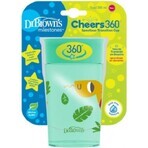 Dr.BROWN'S CHEERS CHEERS JUNGLE 300 ml 1×1, turquesa, 9m+