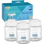 Canpol babies Set of bottles for storing breast milk 3x120ml 1×1pcs, set of bottles