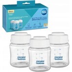 Canpol babies Set of bottles for storing breast milk 3x120ml 1×1pcs, set of bottles