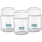 Canpol babies Set of bottles for storing breast milk 3x120ml 1×1pcs, set of bottles