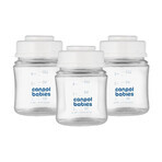 Canpol babies Set of bottles for storing breast milk 3x120ml 1×1pcs, set of bottles