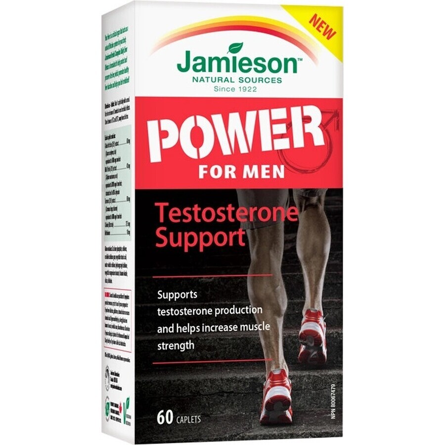 Jamieson POWER FOR MAN TESTOSTERON SUPPORT 1×60 cps, déodorant