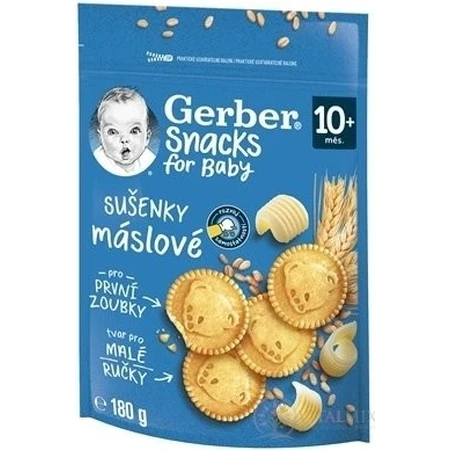 Gerber Snacks for Baby Butter Biscuits 1x180 g, biscuits (à partir de 10 mois)