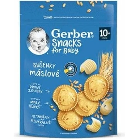 Gerber Snacks for Baby Butter Biscuits 1x180 g, biscuits (à partir de 10 mois)