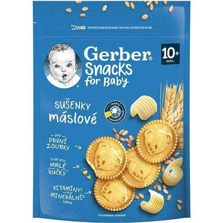 Gerber Snacks for Baby Butter Biscuits 1x180 g, biscuits (à partir de 10 mois)