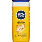 NIVEA Men Power Fresh Shower Gel 250ml 1×250 ml 1×250 ml, moisturizes the skin