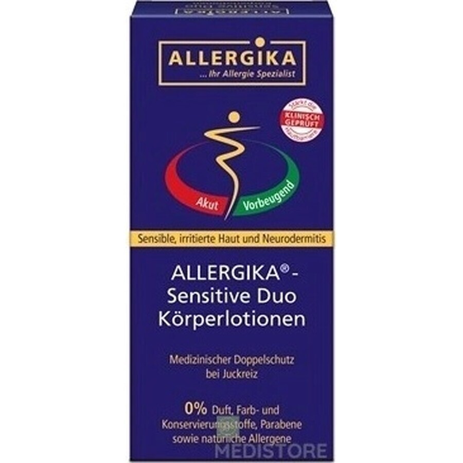 ALLERGIKA SENSITIVE DUO 1×1 Set, (Lipolotio Sensitiv 200 ml + Hydrolotio Sensitiv 200 ml)