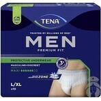 TENA Level 4 L 1×10 Stück Level 4 Schutzunterwäsche für Männer 1×10 Stück, Unterwäsche