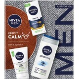 NIVEA MEN BOX FACE SENSITIVE 1×1 pcs, gift pack