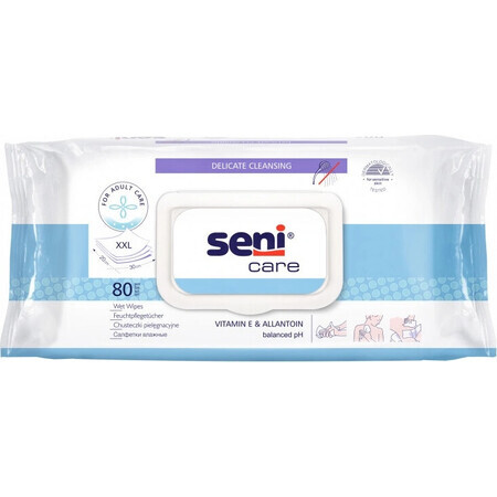 Seni Care Wet Wipes 1×80 pcs, wet wipes